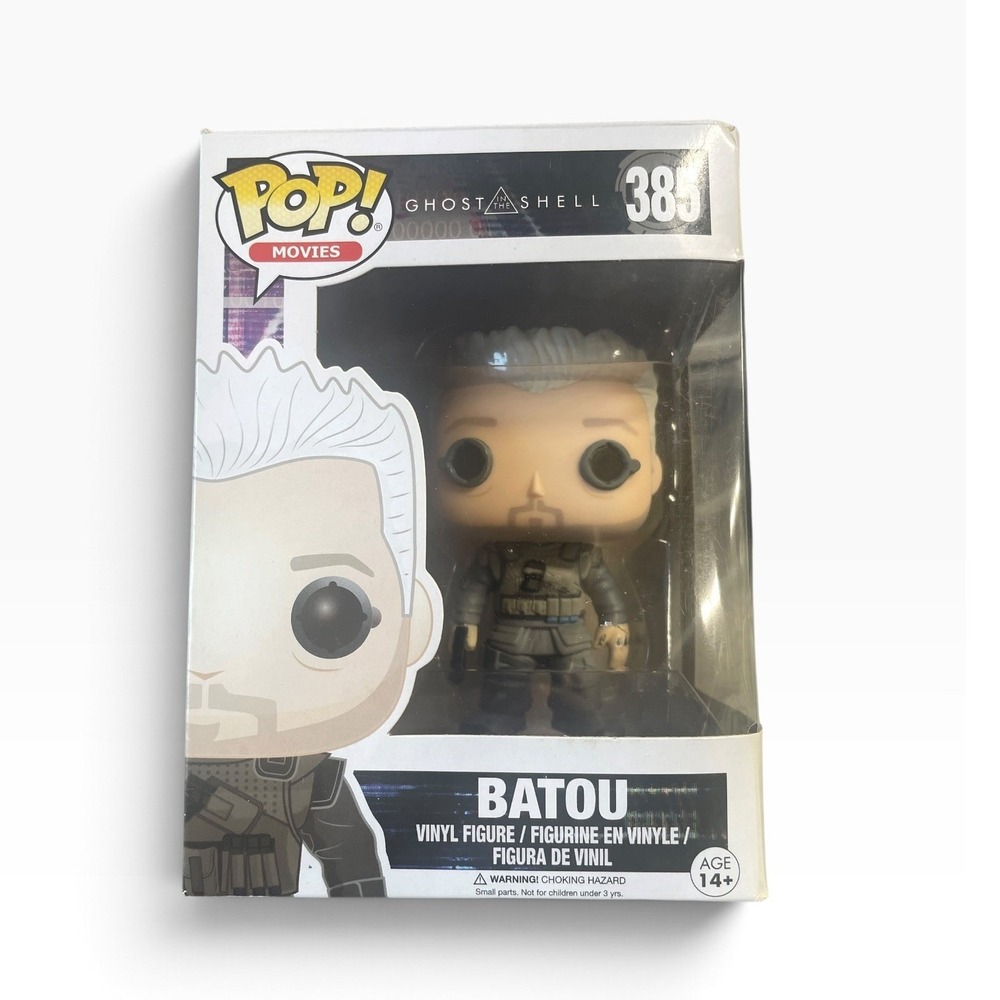 Funko Pop Movies Ghost in the Shell Batou Vinyl Figure 385 Grey Tactical Toy